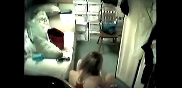  Teen Actress Lisa Caught Changing on Hidden Camera